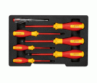 Set de destornilladores VDE, SL/PH, 7 uds.