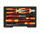 Set de herramientas manuales VDE, 7 uds.