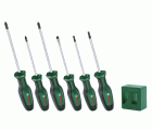 Set de 6 destornilladores + magnetizador