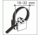 Brida PRO EPC, intervalo de diámetros 16–32 mm