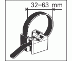 Brida PRO EPC, intervalo de diámetros 32-63 mm