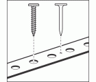 Correa de metal PRO FMS-19, 10 m x 19 mm