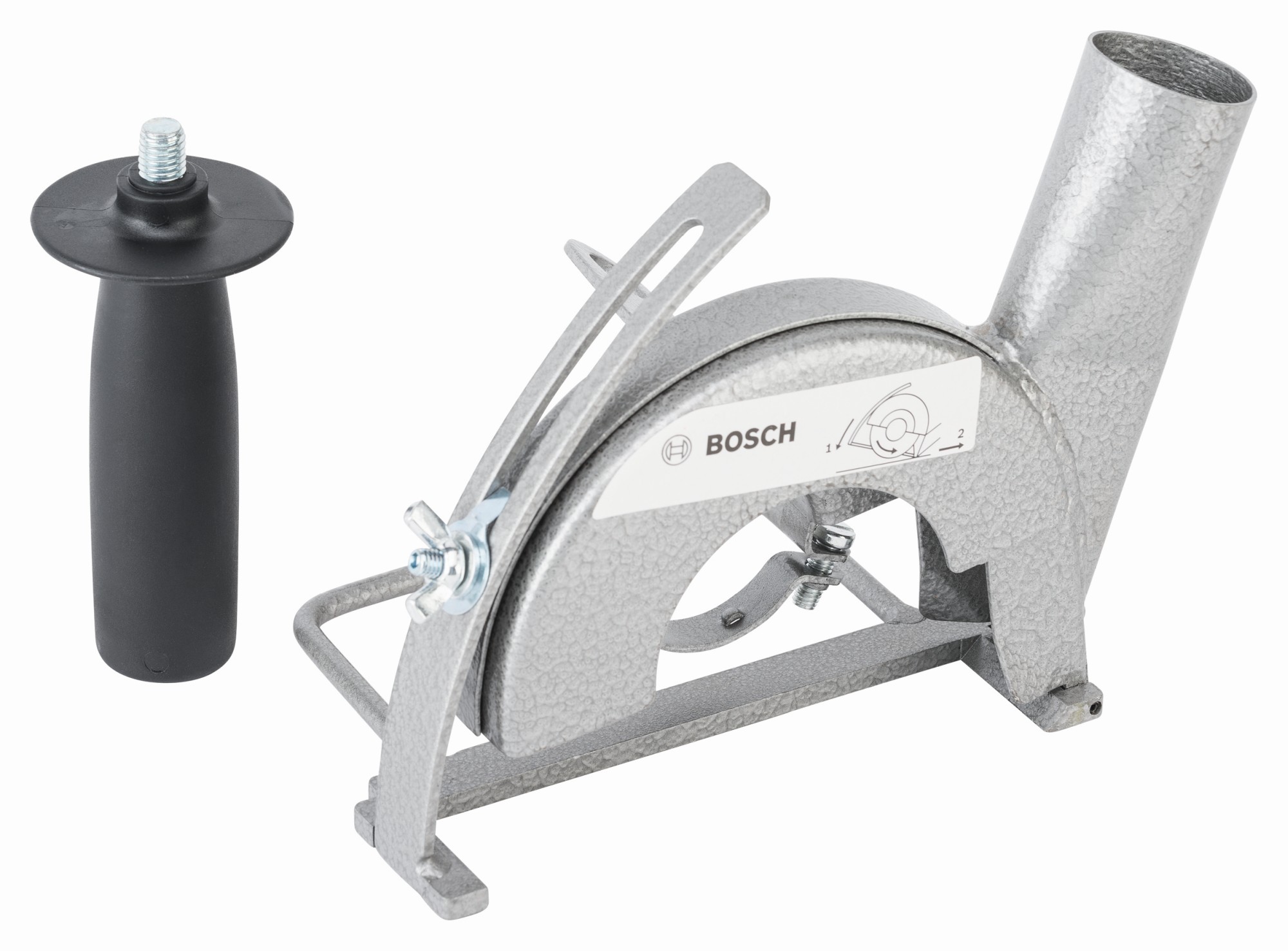 Carril guía con racor de aspiración