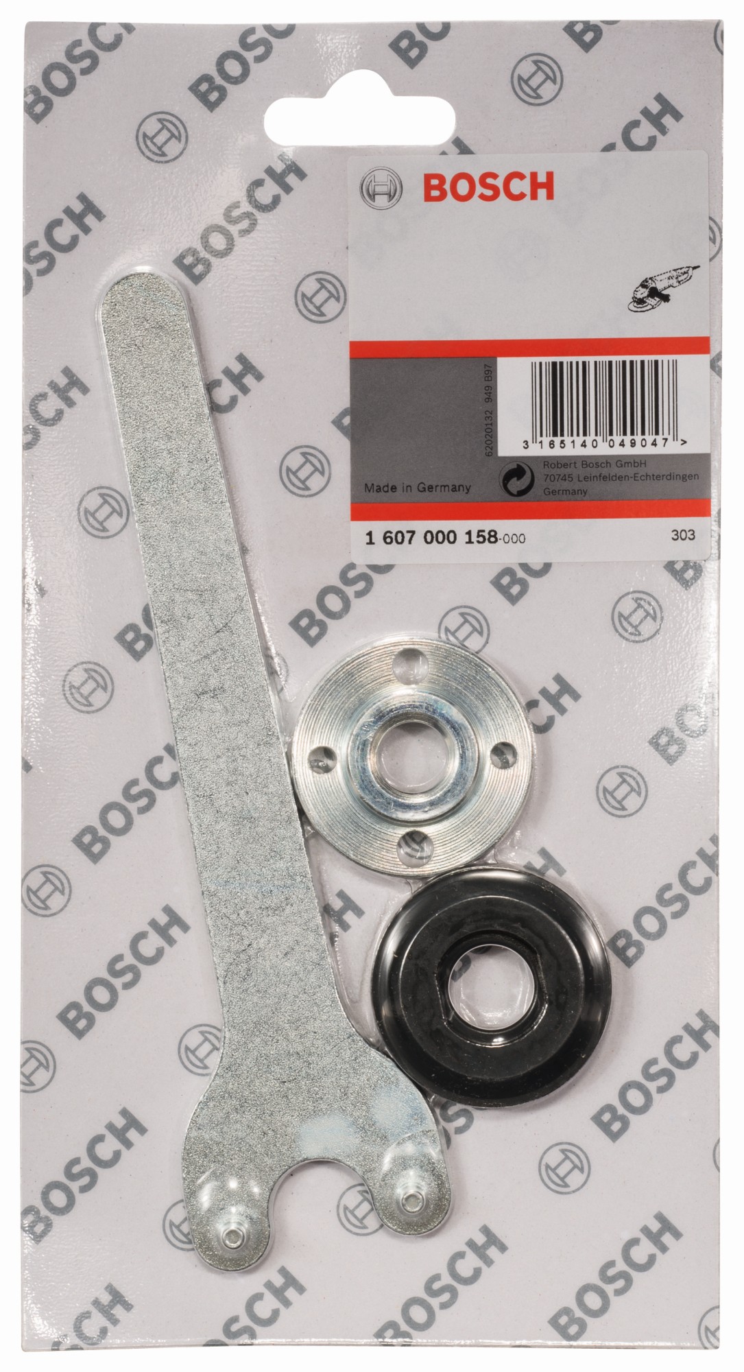 Set de 3 piezas de sujeción para amoladoras angulares pequeñas