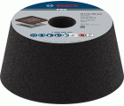 Disco cónico PRO Metal para amoladoras en húmedo, amoladoras grandes, diámetro interior de 22,23 mm