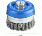 Cepillo de vaso PRO Metal heavy, 90 x 0,8 mm, rosca