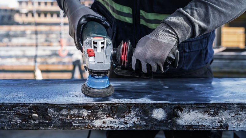 Cepillo de vaso PRO Metal heavy, 90 x 0,5 mm, rosca