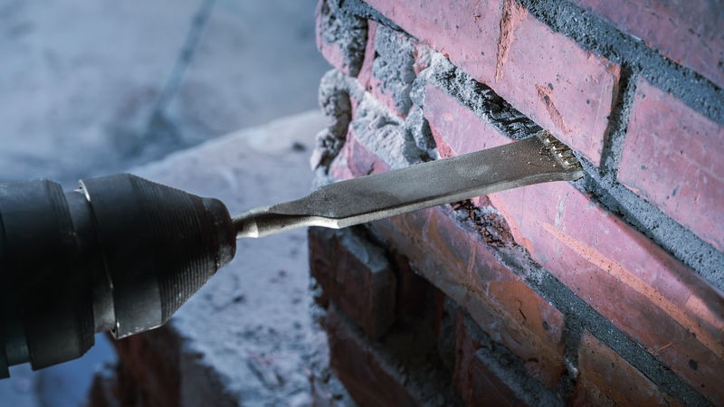 Cincel para mortero PRO SDS plus-5C con punta de carburo, 32 x 130 mm