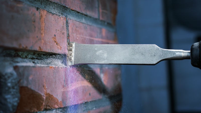 Cincel para mortero PRO SDS plus-5C con punta de carburo, 32 x 130 mm