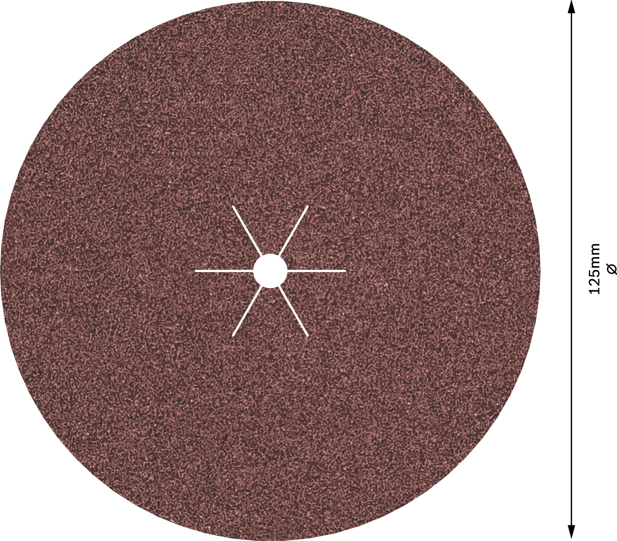 Hoja de lija PRO F460, 125 mm, G80, 5 unidades