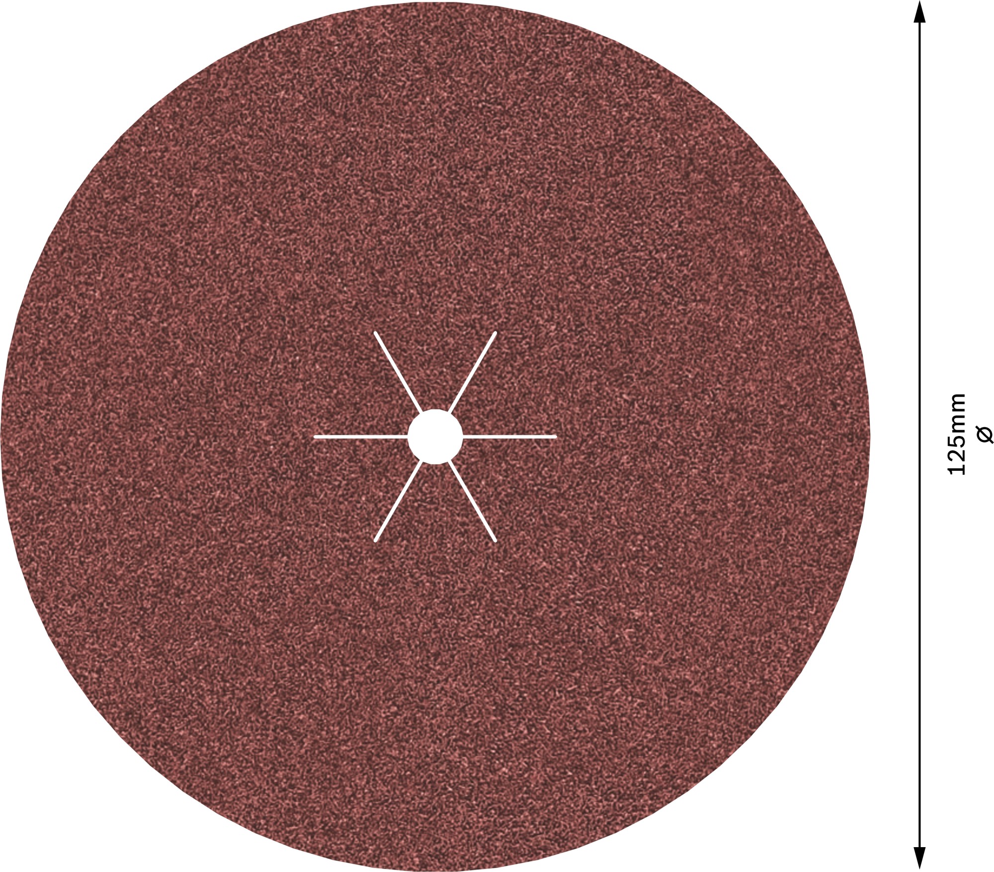 Hoja de lija PRO F460, 125 mm, G120, 5 unidades