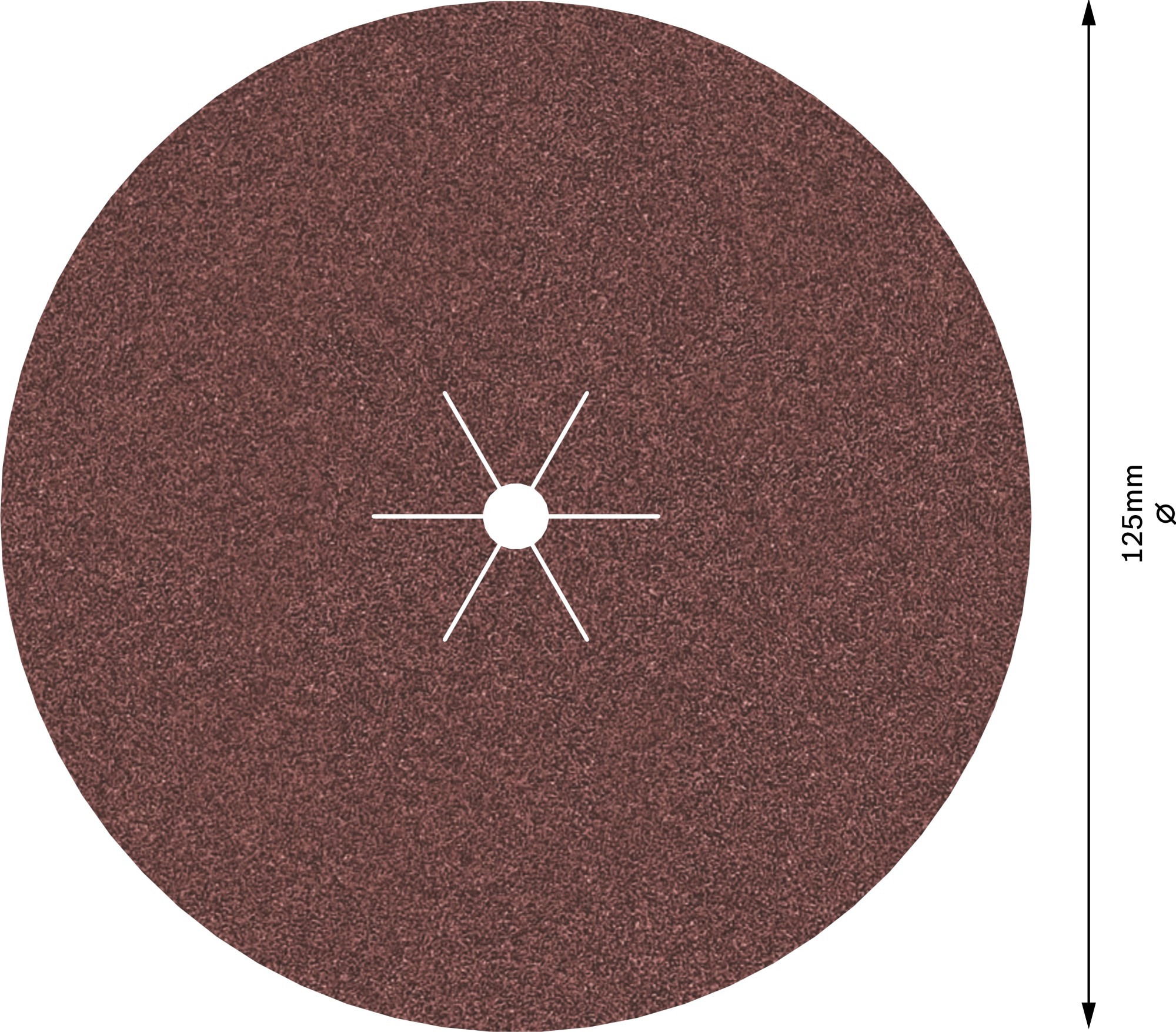 Hoja de lija PRO F460, 125 mm, G180, 5 unidades