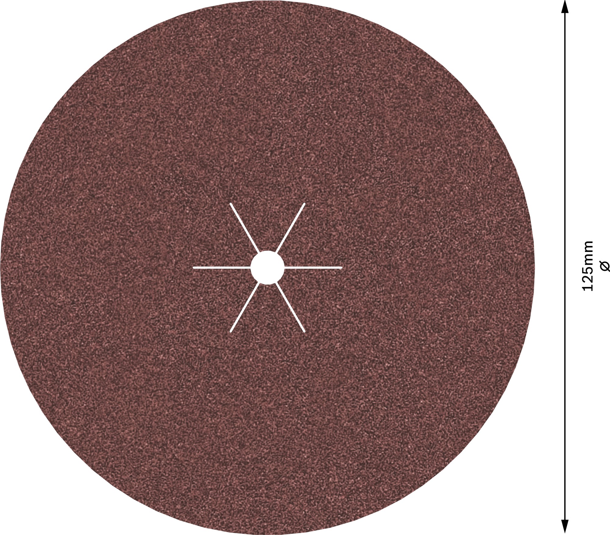 Hoja de lija PRO F460, G40, G60, G80, G120, G180, 125 mm, 10 unidades