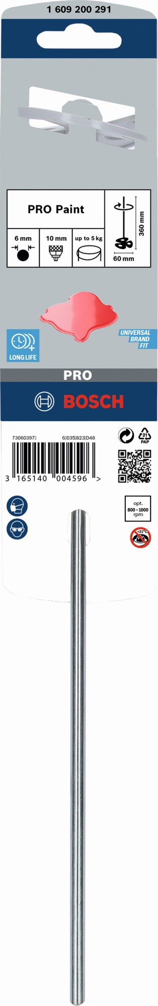 Cesta mezcladora PRO Paint, 60 mm