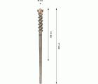 Broca PRO SDS max-9 Break Through, 45 x 450 x 600 mm