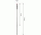 Broca PRO SDS max-9 Break Through, 55 x 850 x 1000 mm