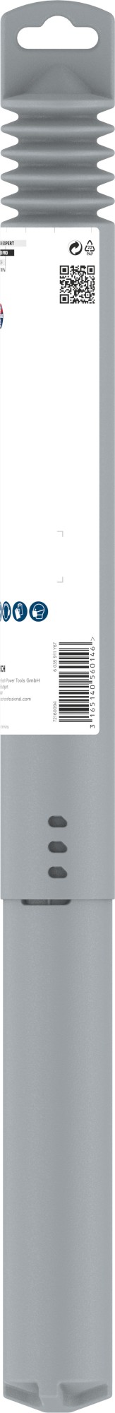 Broca PRO SDS max-9 Natural Stone, 32 x 400 x 520 mm