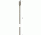 Cincel plano PRO HEX 19-4C, 25 x 400 mm