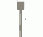 Cincel de pala PRO HEX 28-4C, 80 x 400 mm