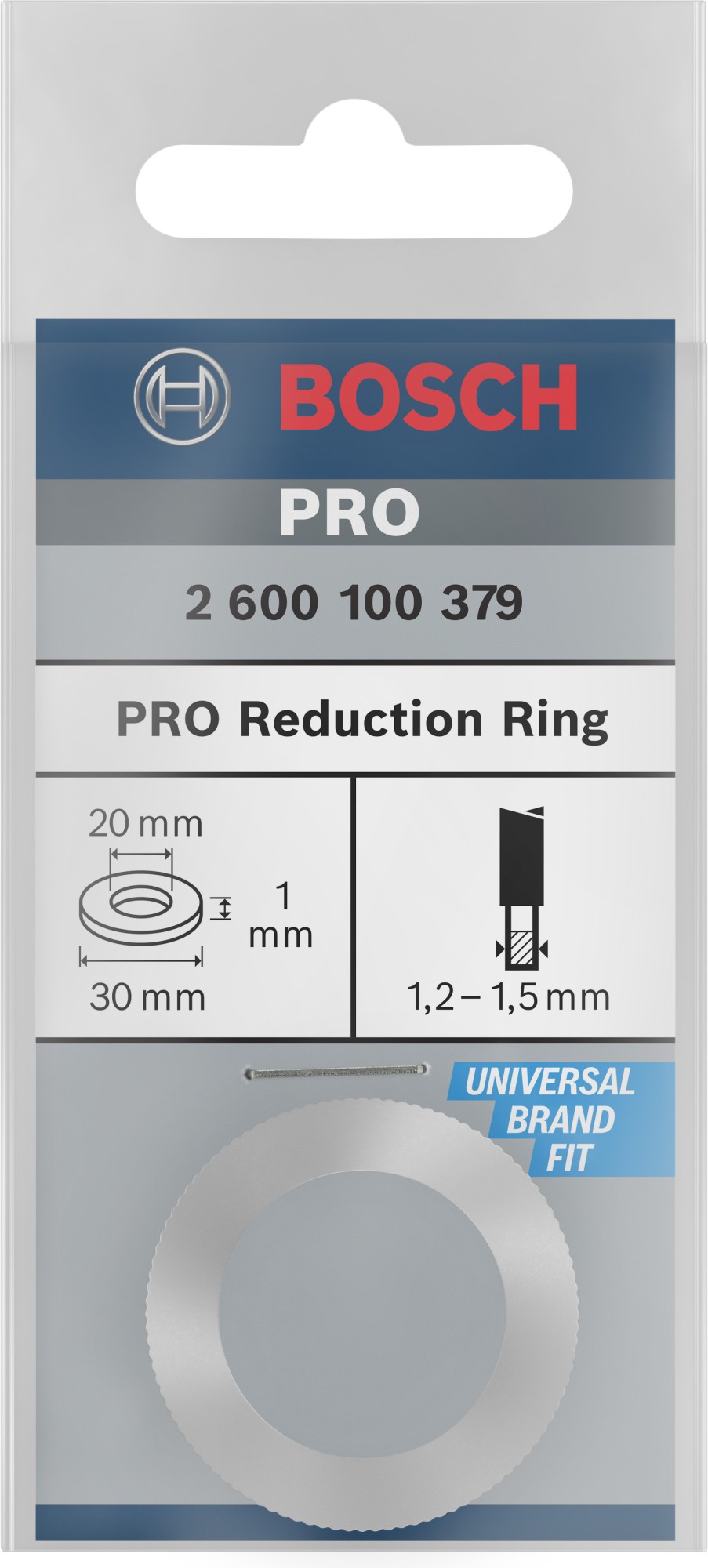 Anillo reductor para hoja de sierra circular PRO, 30 x 1 x 20 mm