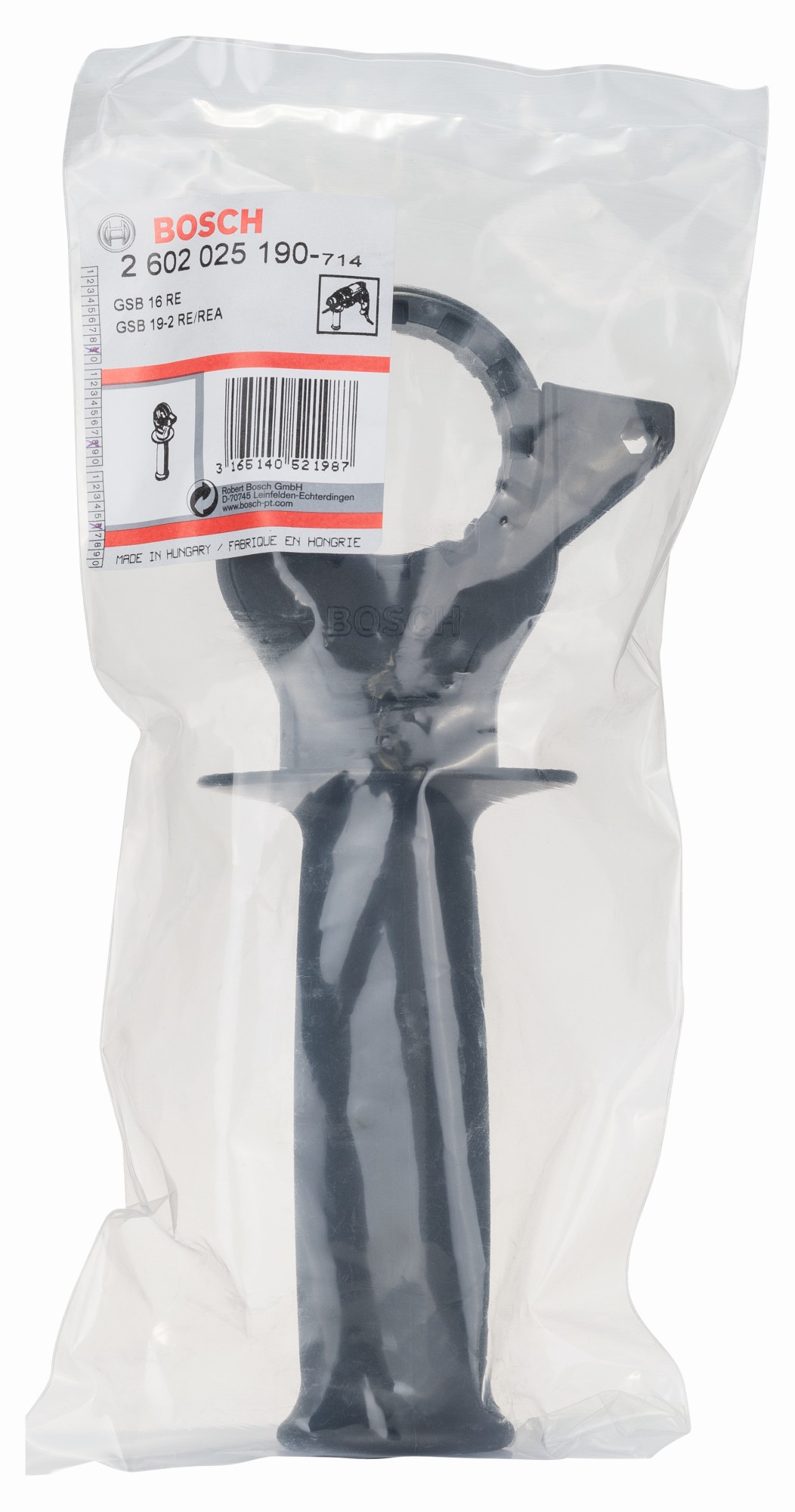 Empuñadura para taladradoras de percusión