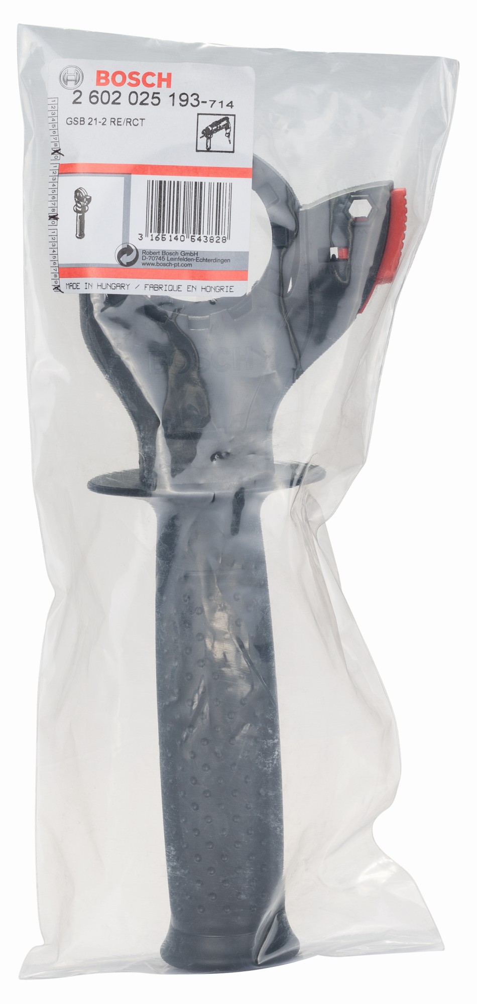 Empuñadura para taladradoras de percusión