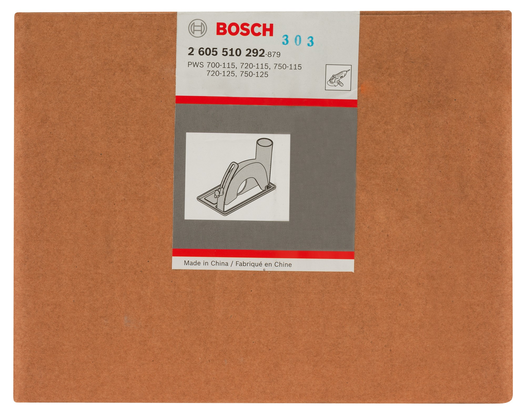 Carril guía con racor de aspiración para cortar