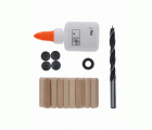 Set de tacos de madera, 32 unidades, de 8 mm