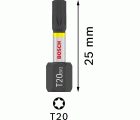 Punta de percusión PRO Torx, T20, 25 mm, expositor, 10 x 25 uds.