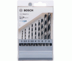 Set de 9 brocas hexagonales HSS PointTeQ de 2-8 mm