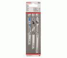 Set de 3 hojas de sierra de calar Progressors for Wood and Metal con vástago de inserción en T