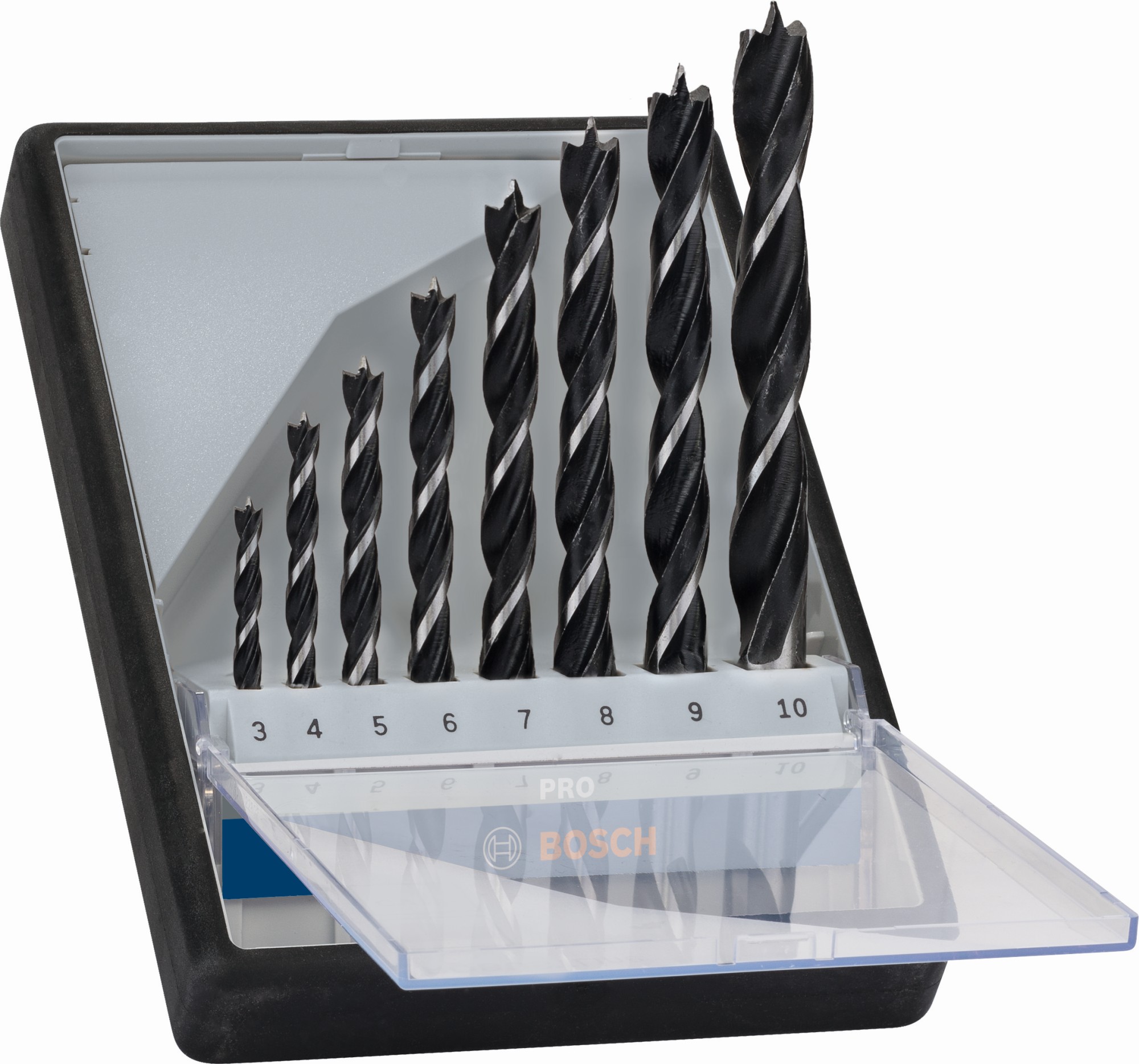 Sets de brocas para madera PRO Wood, 8 uds.