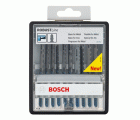 Set de hojas de sierra de calar Robust Line de variedad de metal con vástago de inserción en T, 10 unidades