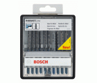 Set de hojas de sierra de calar Robust Line de variedad de metal con vástago de inserción en T, 10 unidades