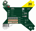 Maletín X-line Classic de 34 unidades para taladrar y atornillar