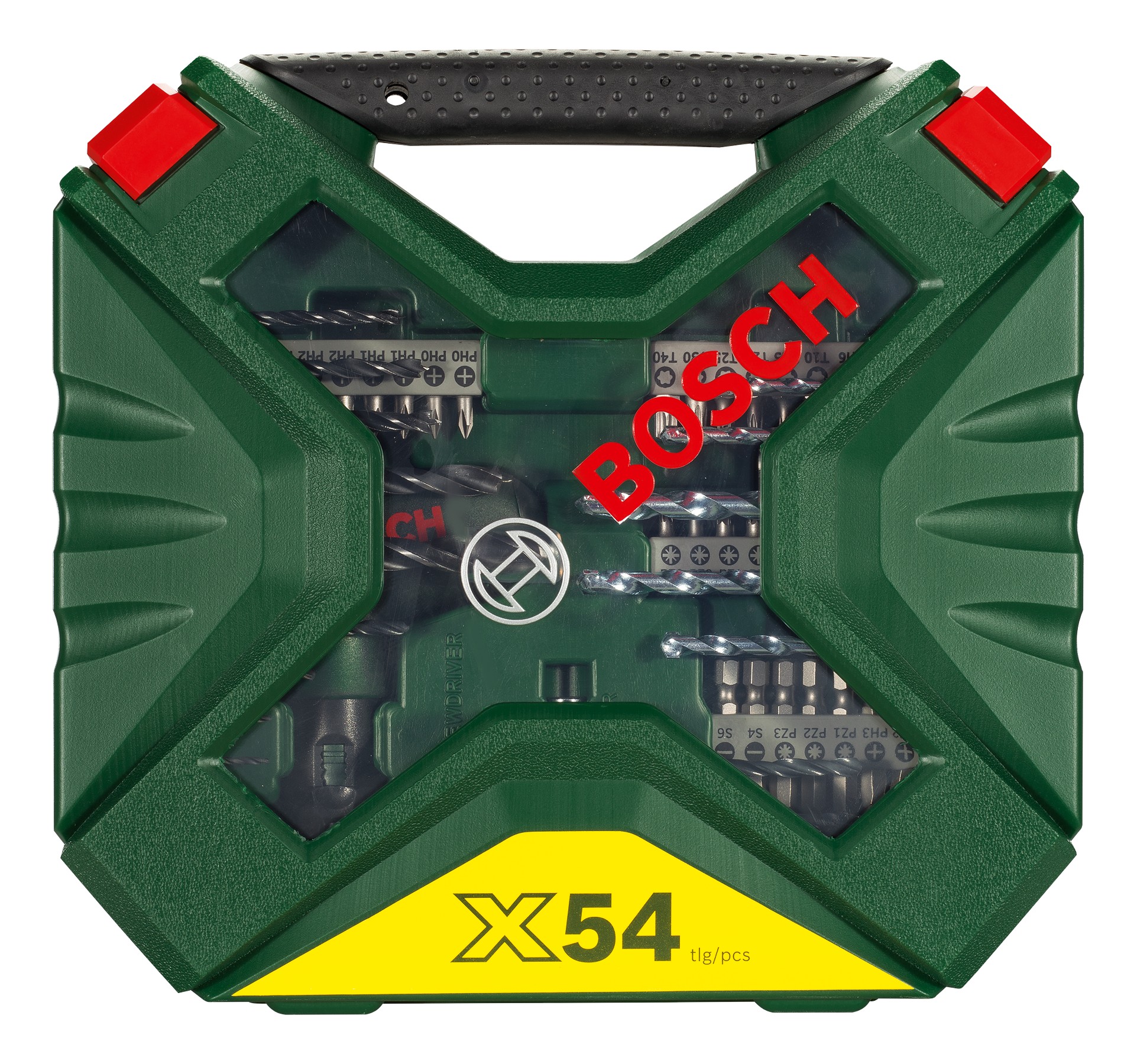 Maletín X-line Classic de 54 unidades para taladrar y atornillar