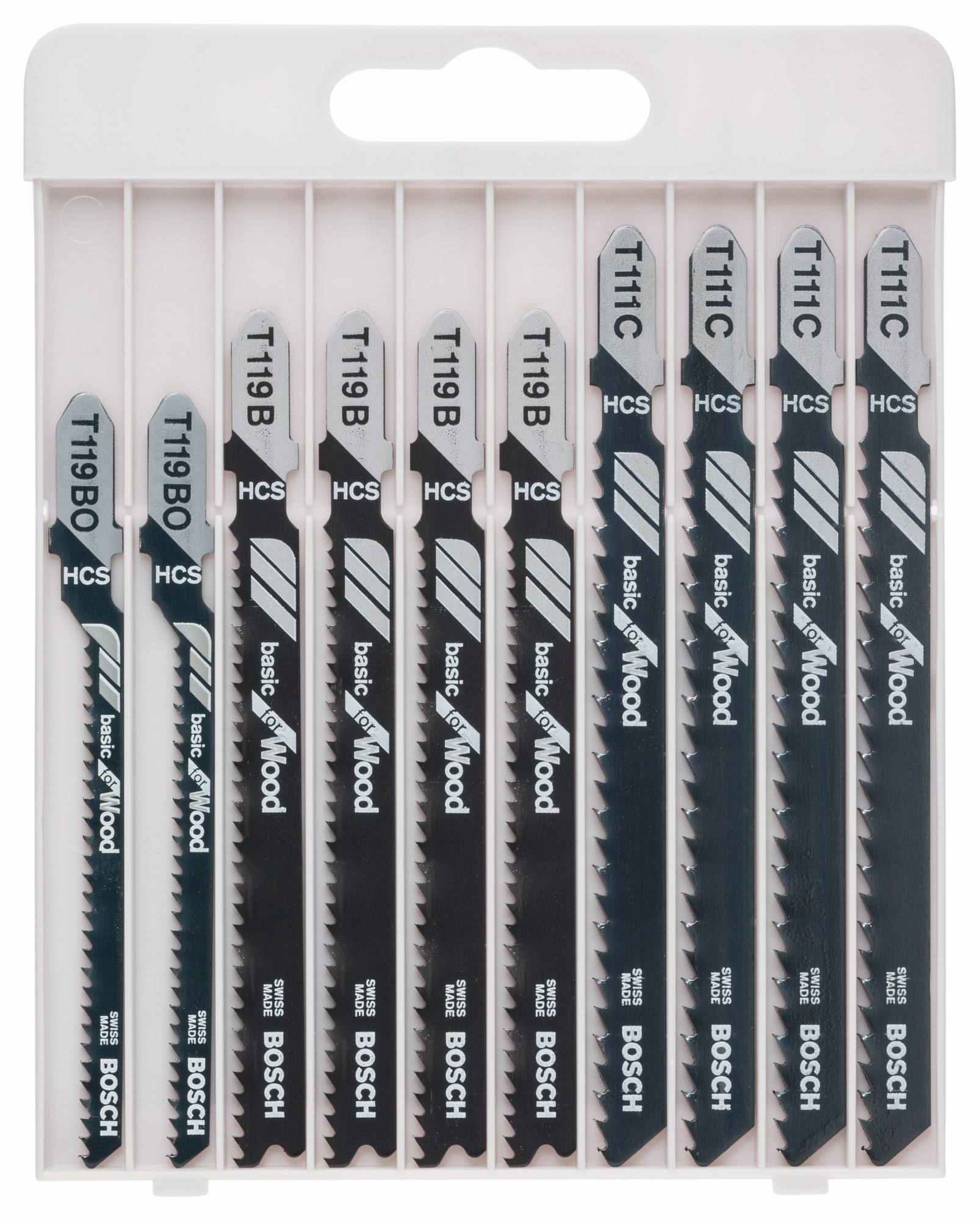 Sets de 10 hojas de sierra de calar para madera 