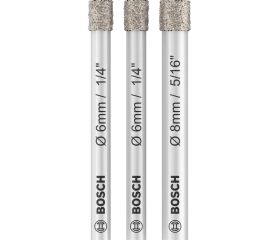 Set de brocas PRO Ceramic dry para taladros/atornilladores de impacto y rotativos, vástago de inserción cilíndrico