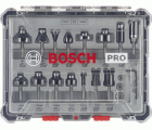 Set mixto de brocas fresadoras PRO, vástago de 6 mm, 15 unidades