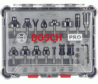 Set mixto de brocas fresadoras PRO, vástago de 8 mm, 15 unidades