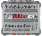 Set mixto de brocas fresadoras PRO, vástago de 6 mm, 30 unidades