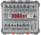 Set mixto de brocas fresadoras PRO, vástago de 6 mm, 30 unidades