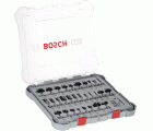 Set mixto de brocas fresadoras PRO, vástago de 8 mm, 30 unidades
