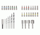 Set de puntas de atornillar Extra Hard y brocas Metal HSS, expositor, 35 uds.