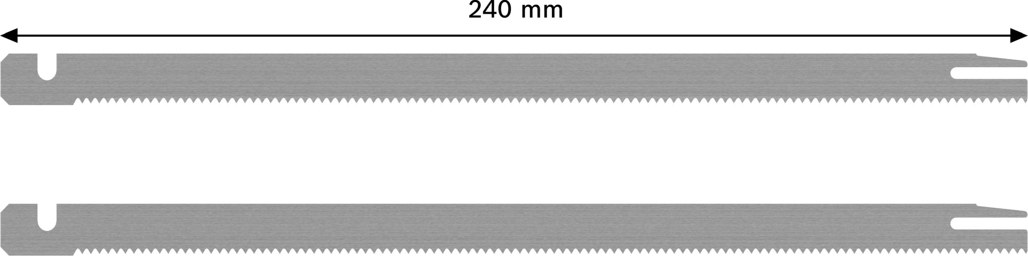 Hoja de sierra PRO Foam, 200 mm, 2 uds.