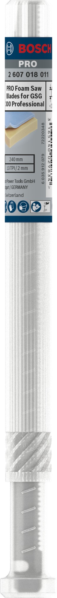 Hoja de sierra PRO Foam, 200 mm, 2 uds.