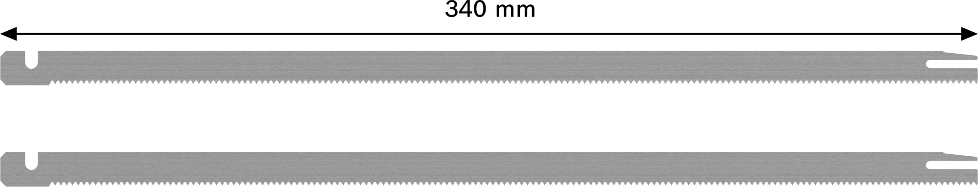 Hoja de sierra PRO Foam, 300 mm, 2 uds.