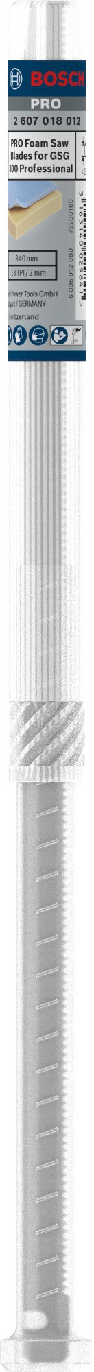 Hoja de sierra PRO Foam, 300 mm, 2 uds.