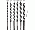 Set de brocas salomónicas PRO Wood, L235, 6 unidades