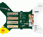 Set X-Line con recubrimiento de TiN de 50 unidades